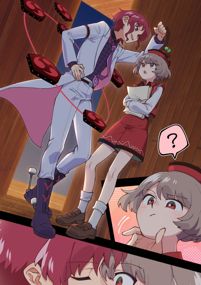 lyrica prismriver and horikawa raiko (touhou) drawn by shikido_(khf)