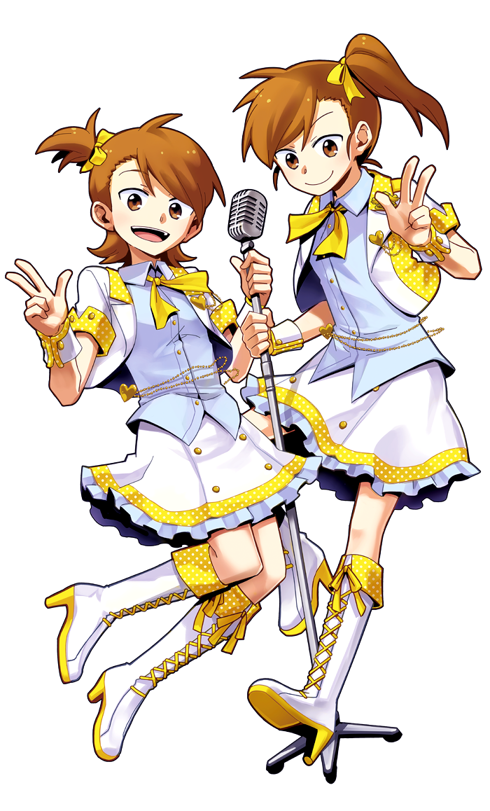 futami mami and futami ami (idolmaster) drawn by nightea
