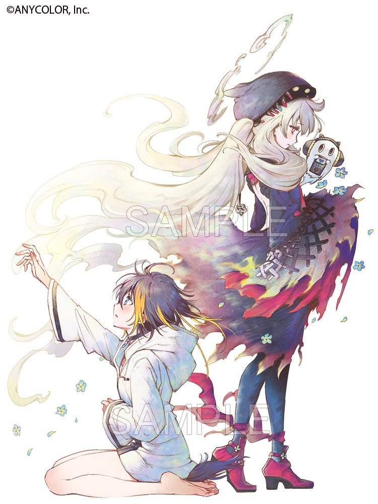 petra gurin, reimu endou, and poppi (nijisanji and 1 more) drawn by sugi