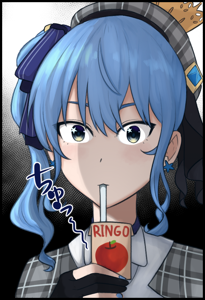 hoshimachi suisei (hololive and 1 more) drawn by efreezerarts