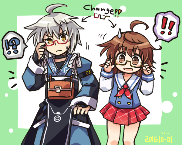 morichika rinnosuke and usami sumireko (touhou) drawn by pote_(ptkan)