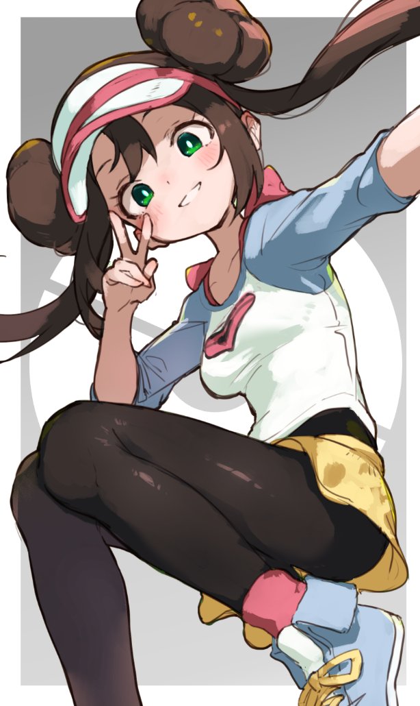 rosa (pokemon and 1 more) drawn by jamir