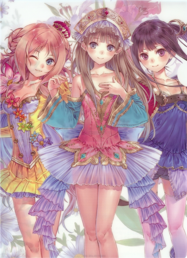 totooria helmold, merurulince rede arls, and mimi houllier von schwarzlang (atelier and 2 more) drawn by kishida_mel