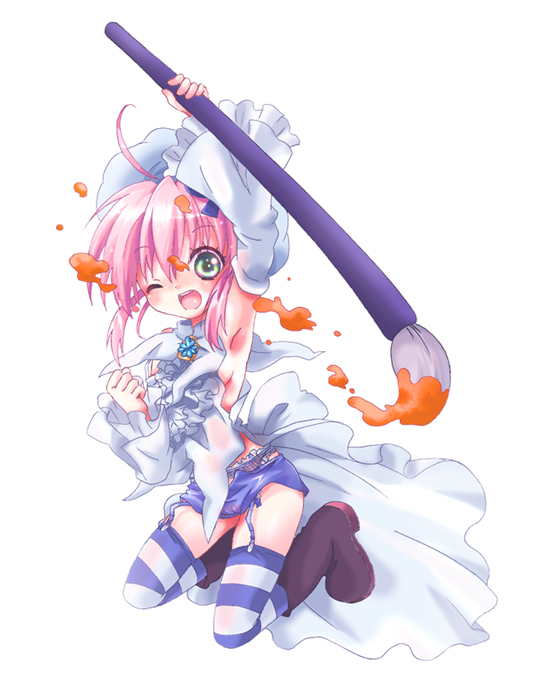 hinamori amu and amulet spade (shugo chara!) drawn by konaka