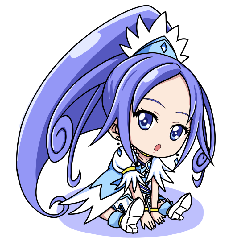 hishikawa rikka and cure diamond (precure and 1 more) drawn by zerusu03