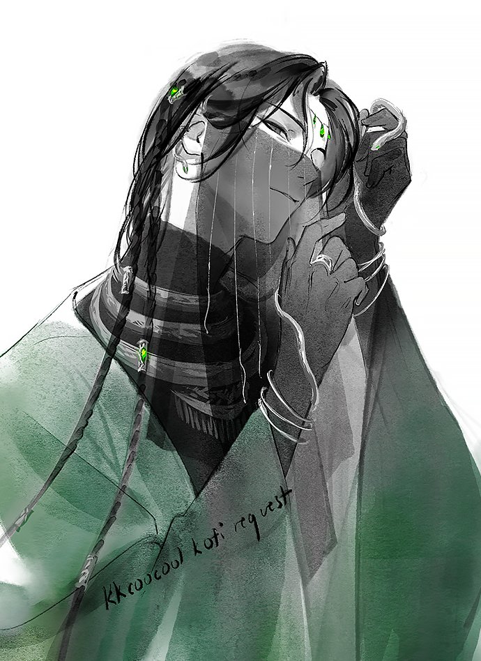 hua binan (erha he tadebai mao shizun) drawn by kkcoocool