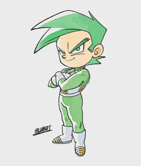 vegeta and cosmo (dragon ball and 1 more) drawn by xxsky64xx