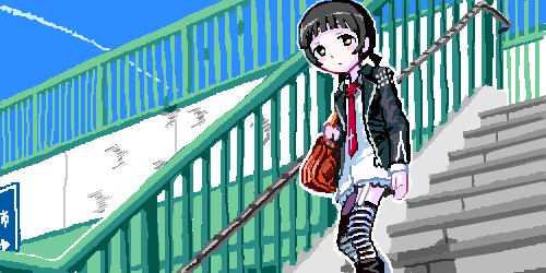 hatoda ako (mahou shoujo ikusei keikaku and 1 more) drawn by hayanye