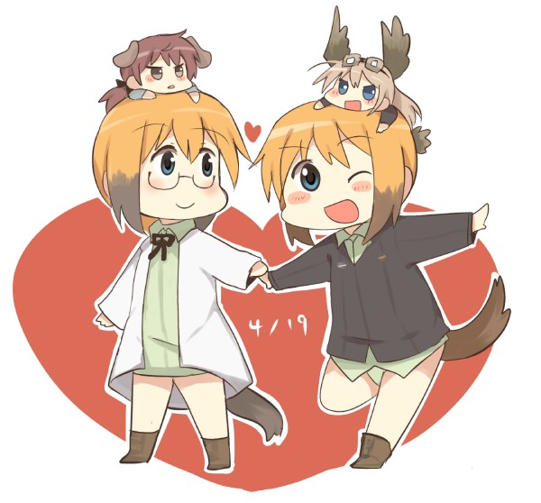 erica hartmann, gertrud barkhorn, hanna-justina marseille, and ursula hartmann (world witches series and 3 more) drawn by atomaru