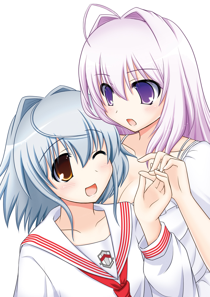 morishita koyomi and ichinose yumiko cristina (yoku wakaru gendai mahou) drawn by yakiohagi
