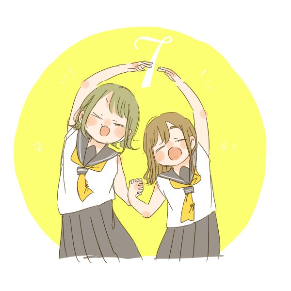 kunikida hanamaru and takatsuki kanako (love live! and 2 more) drawn by kase_(ks_lys)