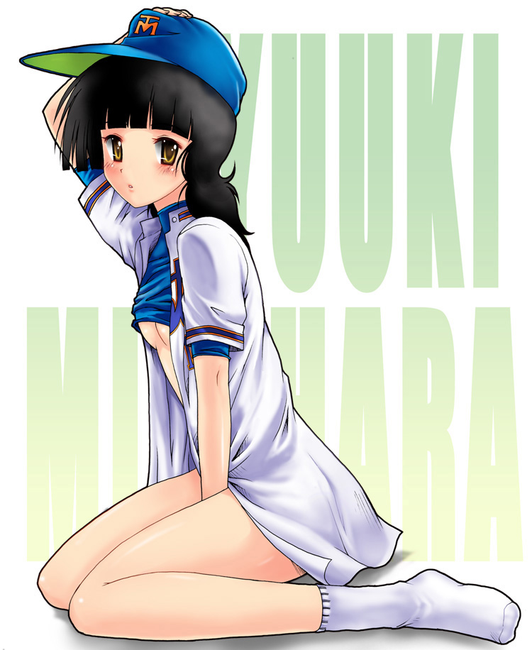 mizuhara yuuki (yakyuukyou no uta) drawn by kakogawa_tarou