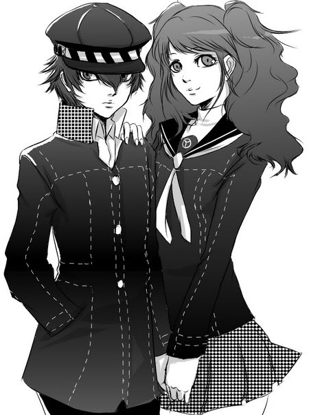shirogane naoto and kujikawa rise (persona and 1 more) drawn by tn_studio