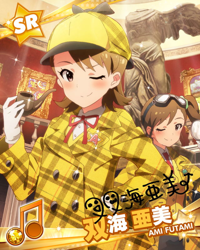 futami mami and futami ami (idolmaster and 1 more)
