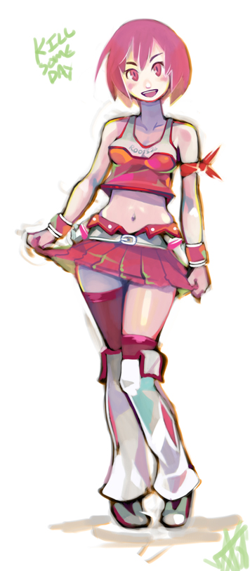 nyah (bemani and 2 more) drawn by woofycakes
