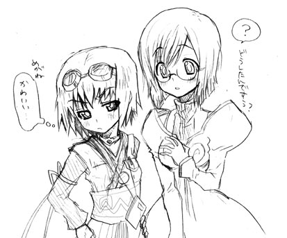 estellise sidos heurassein and rita mordio (tales of and 1 more) drawn by yukito_mayumi