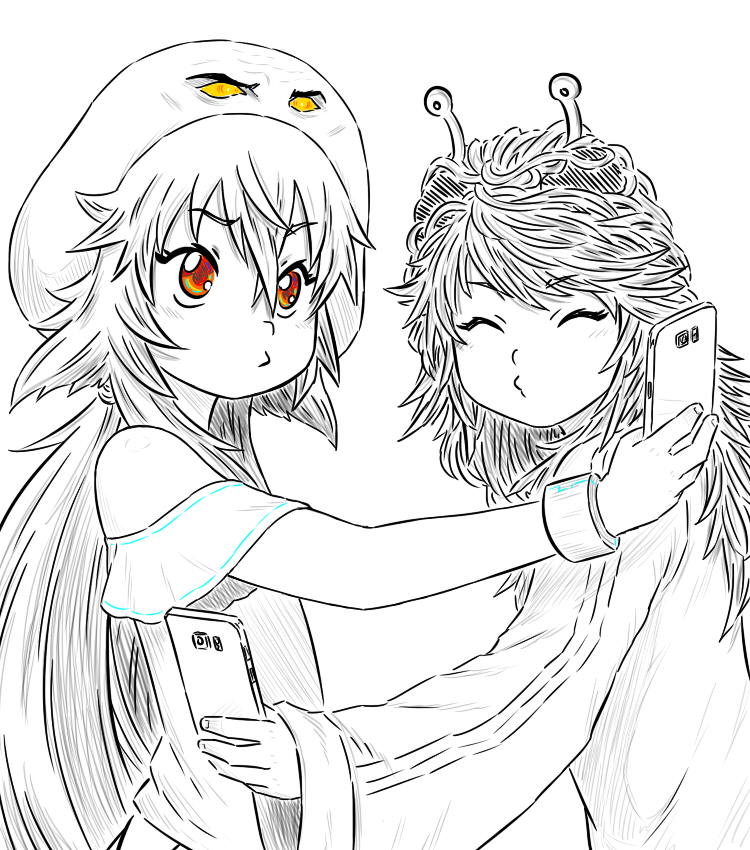 moethulhu and moe spaghetti monster (original and 1 more) drawn by nyancatimusprime