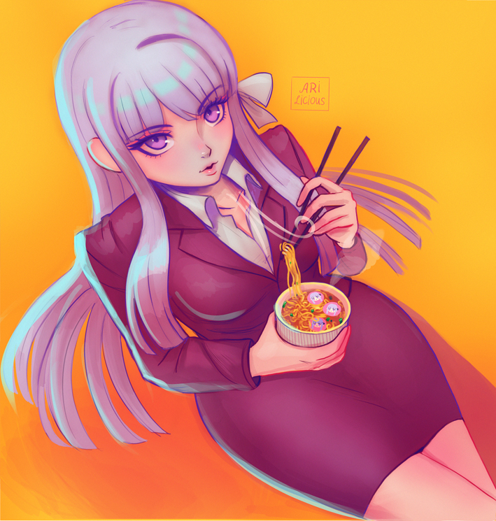 kirigiri kyoko (danganronpa and 1 more) drawn by missarilicious