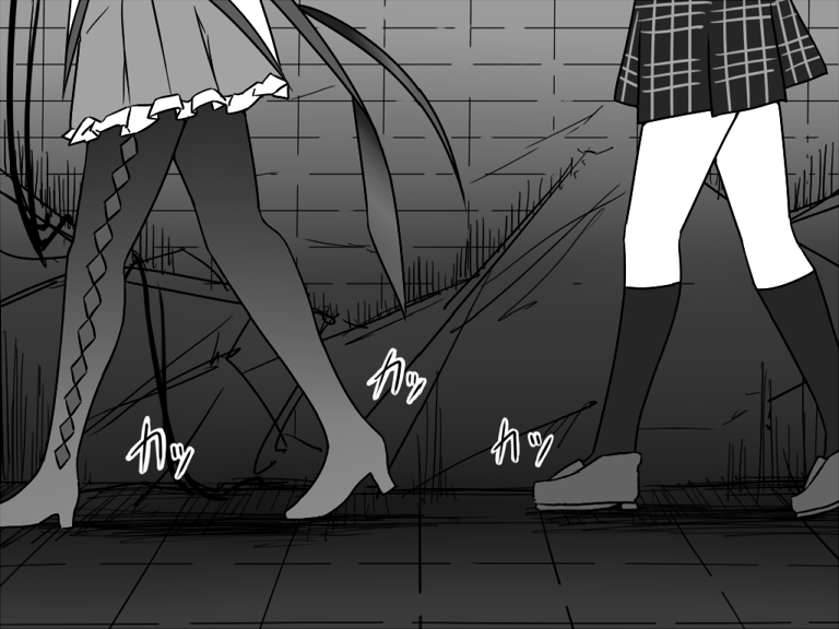 akemi homura and miki sayaka (mahou shoujo madoka magica) drawn by gogiga_gagagigo
