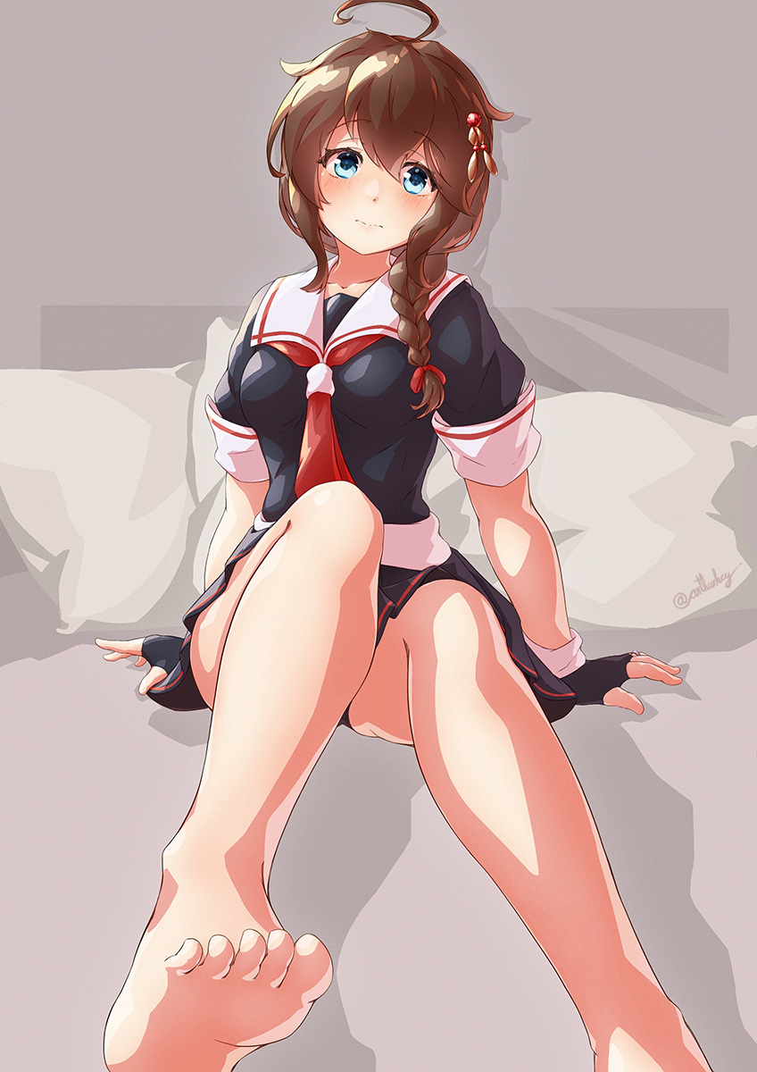 shigure (kantai collection) drawn by arthur_ko