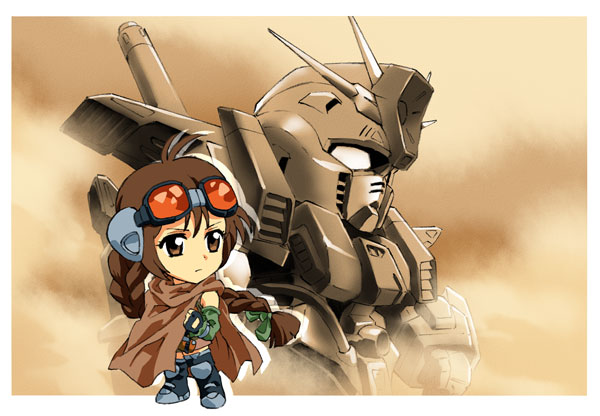 zz gundam, full armor zz gundam, and honey-b (gundam and 2 more) drawn by mayata