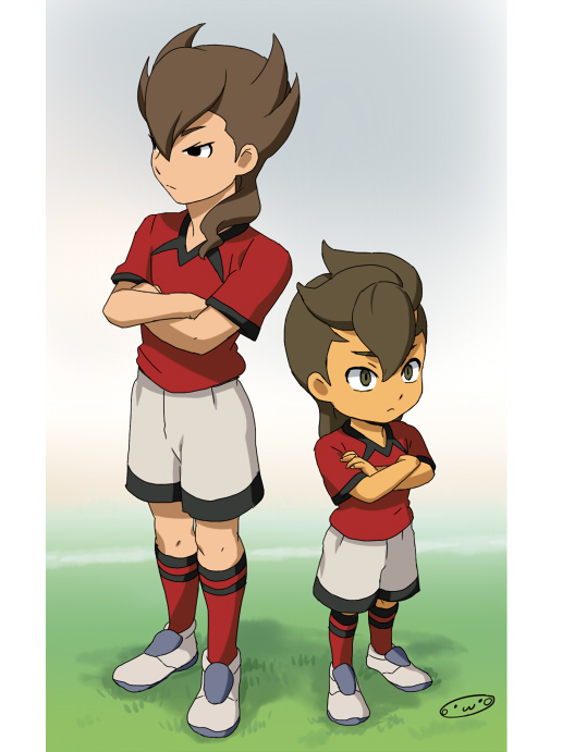 taki sousuke and taki yoshihiko (inazuma eleven and 1 more) drawn by mizuhara_aki