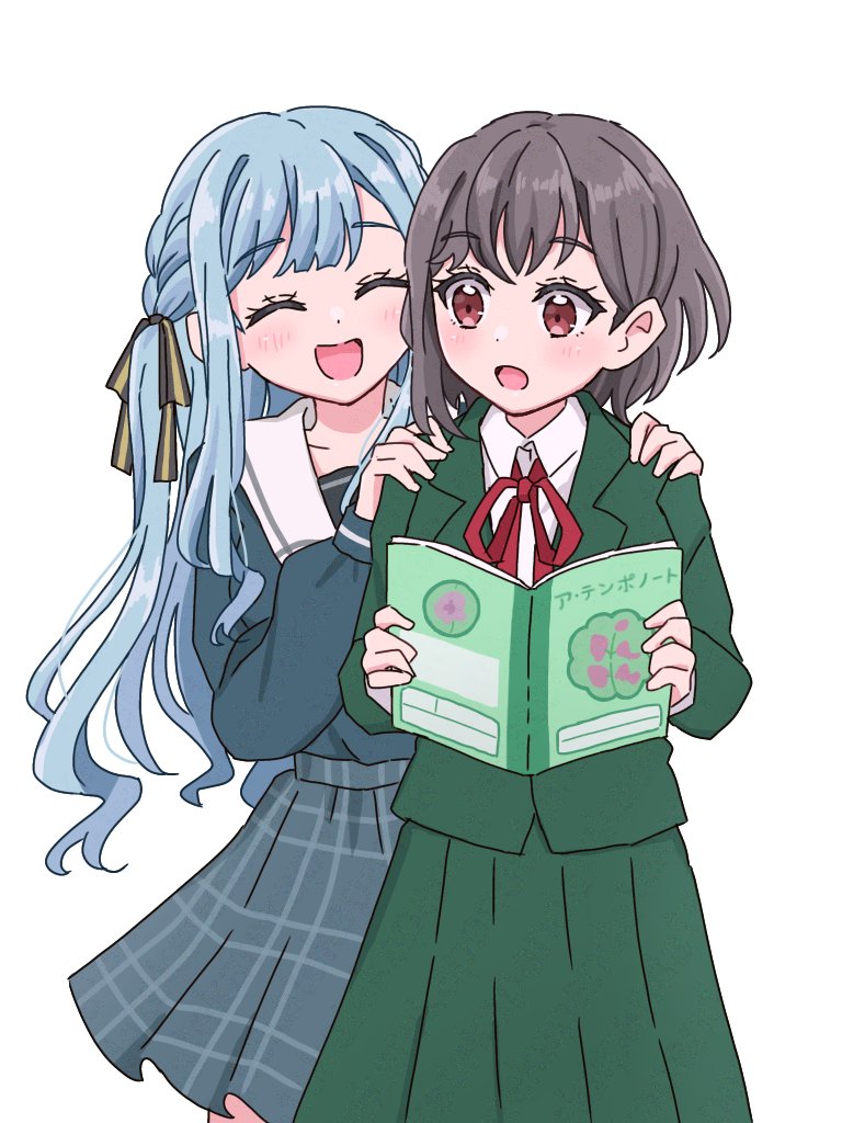 togawa sakiko and takamatsu tomori (bang dream! and 1 more) drawn by shiono_(shio_caramel_no)