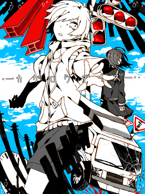 amamiya hibiya and asahina hiyori (kagerou project and 1 more) drawn by wonoco0916