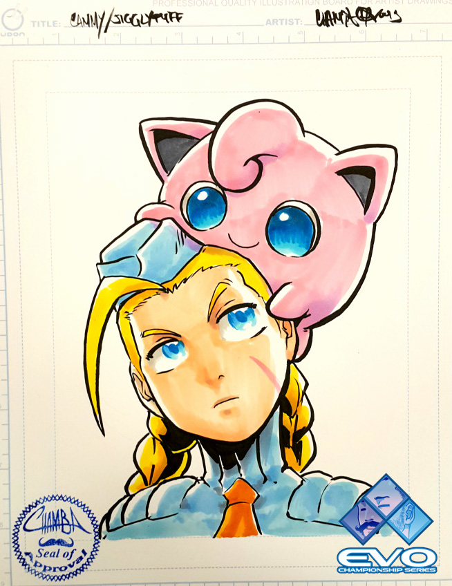 cammy white and jigglypuff (pokemon and 4 more) drawn by chamba