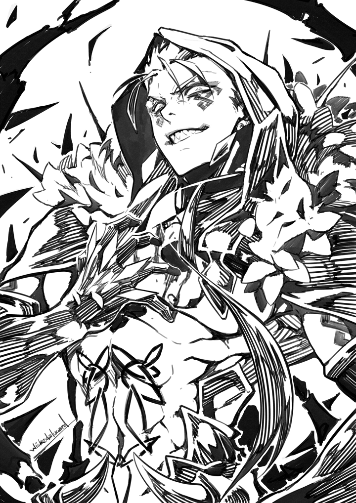 cu chulainn and cu chulainn alter (fate and 1 more) drawn by ian_olympia