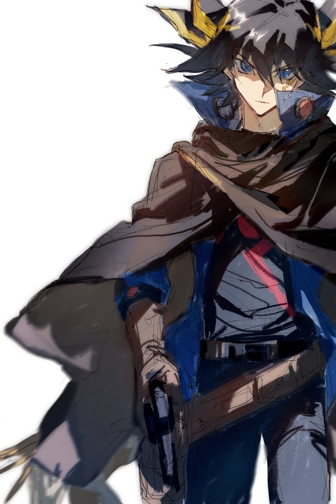 fudo yusei (yu-gi-oh! and 1 more) drawn by nini9275