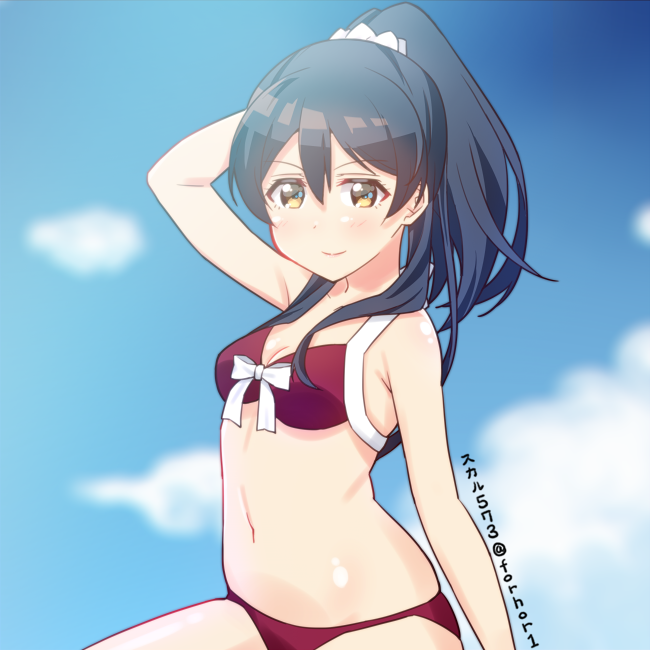 sonoda umi (love live! and 1 more) drawn by skull573