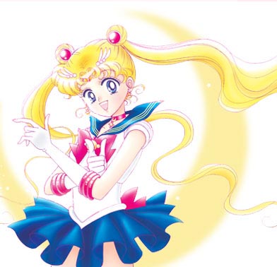 tsukino usagi and sailor moon (bishoujo senshi sailor moon and 1 more) drawn by takeuchi_naoko