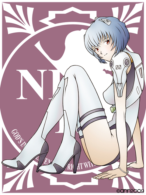 ayanami rei (neon genesis evangelion) drawn by ann_yosh