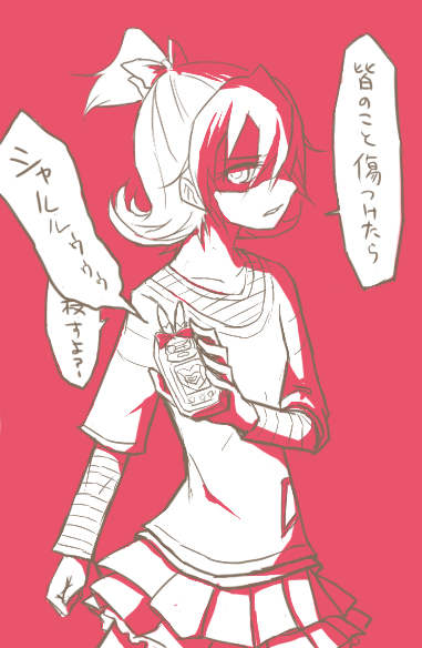 aida mana and sharuru (precure and 1 more) drawn by komi_(komi341a)