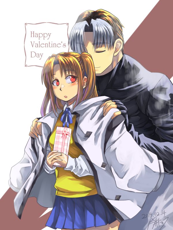 yumizuka satsuki and sachiel (tsukihime and 2 more) drawn by imai_nyuu