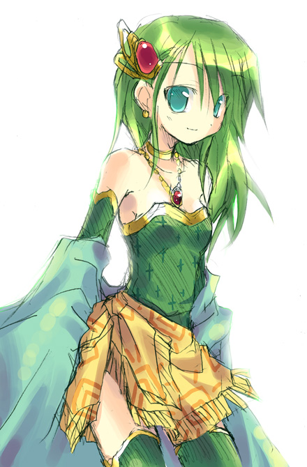 rydia (final fantasy and 1 more) drawn by satou_kibi