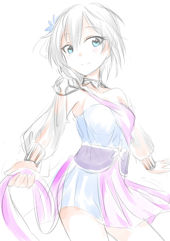anastasia (idolmaster and 1 more) drawn by gotyou