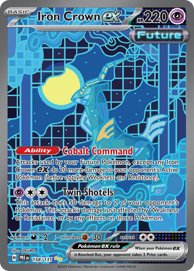 iron crown (pokemon and 1 more) drawn by okubo_(pokemon)
