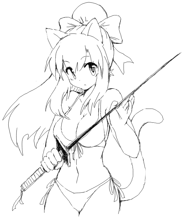 noihara himari (omamori himari) drawn by squish_(artist)