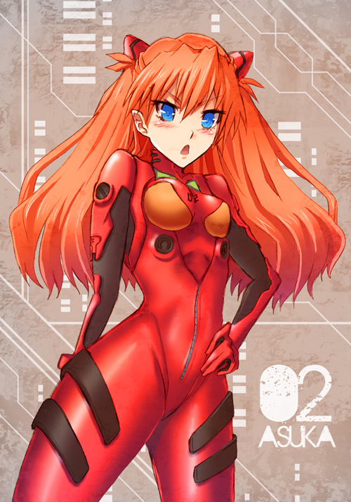 souryuu asuka langley (neon genesis evangelion) drawn by karushi