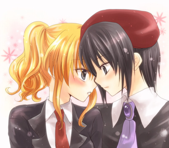 ushiromiya jessica and kanon (umineko no naku koro ni) drawn by maekawa_suu