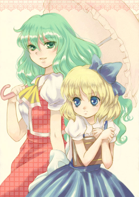 alice margatroid and kazami yuuka (touhou) drawn by hanaki_misa