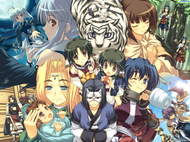 eruruu, aruruu, karulau, touka, camyu, and 11 more (utawarerumono)