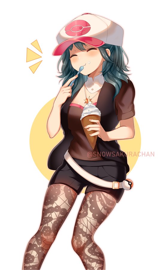 hilda and female byleth (pokemon and 3 more) drawn by snowsakurachan