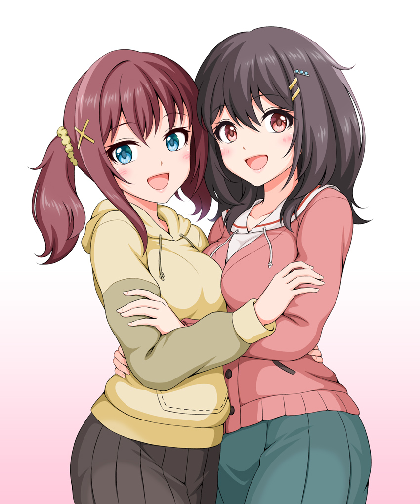 kawai mako and furutachi kurea (hibi wa sugiredo meshi umashi) drawn by senou34