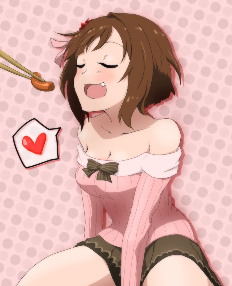 maekawa miku (idolmaster and 1 more) drawn by ebi_(hachikunperoi)