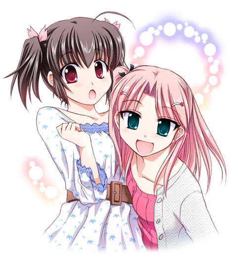 yuzuhara konomi and maaryan (to heart and 1 more)