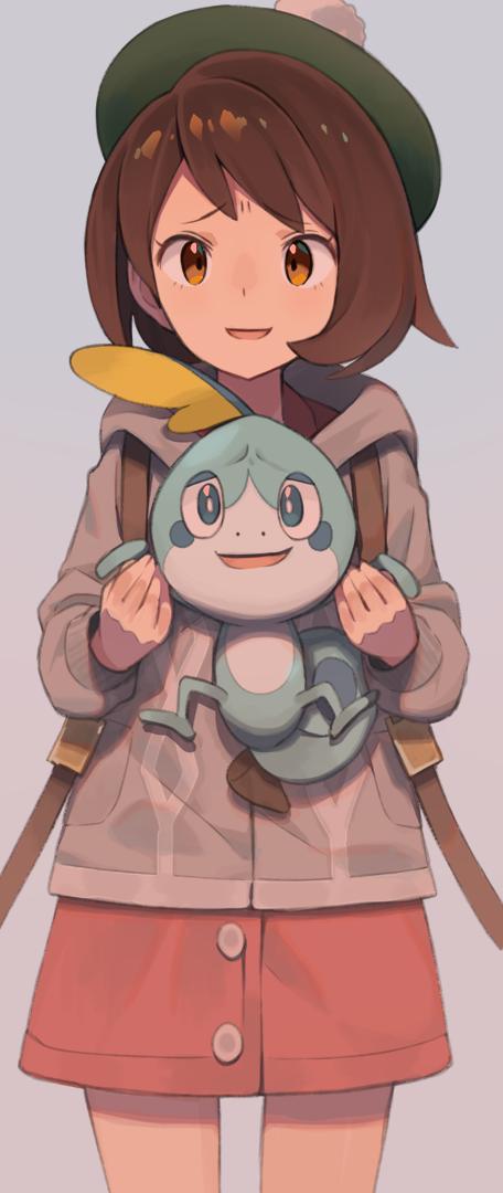 gloria and sobble (pokemon and 1 more) drawn by tomioka_jirou