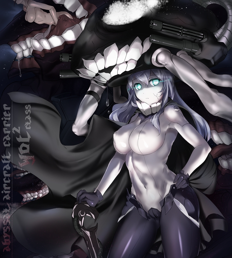 wo-class aircraft carrier (kantai collection) drawn by aegis_(theoryiv)